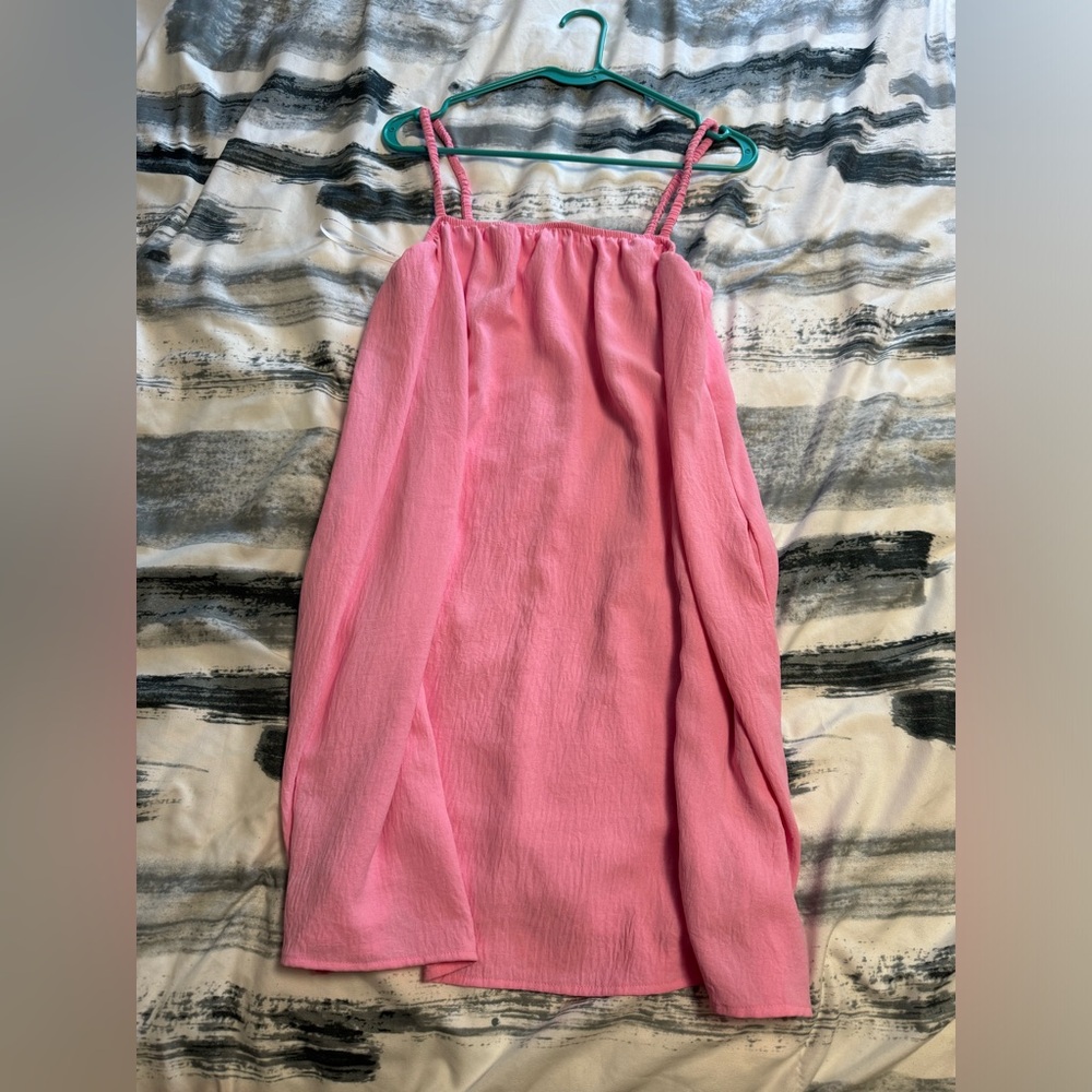 Pinky Flowy Dress